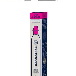 SodaStream CO2 Cylinder with Pink Cap